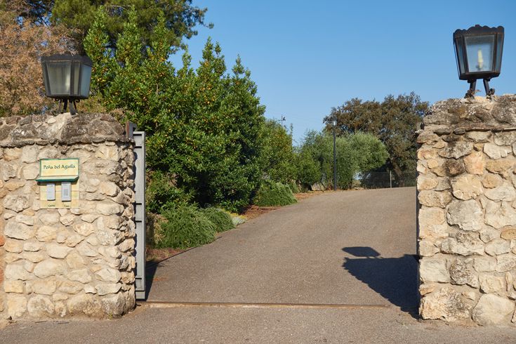 Entrada a la finca